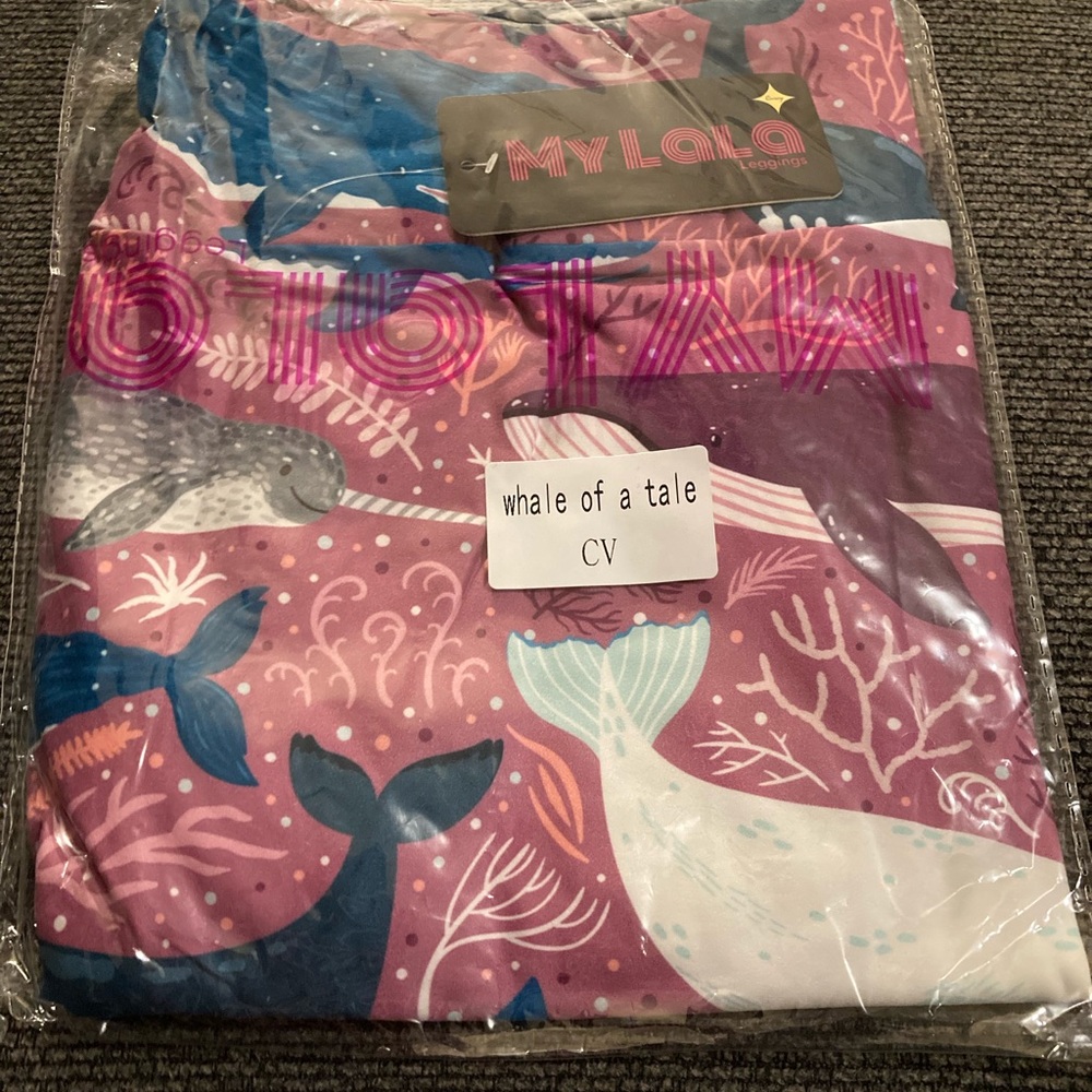 My LaLa Leggings Curvy Narwhal Leggings